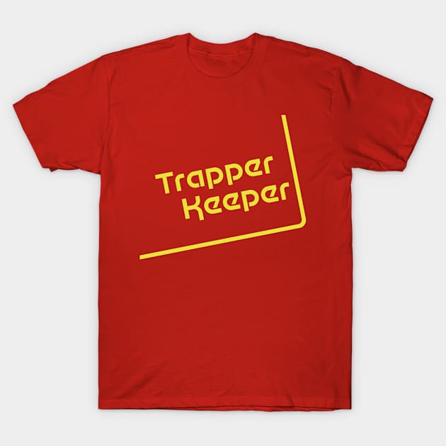 Trapper Keeper - yellow T-Shirt by GeekGiftGallery